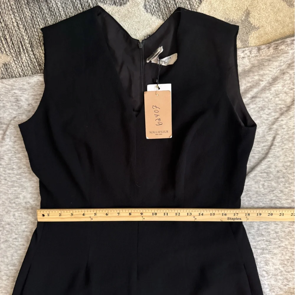 MM. LaFleur Black Sleeveless Wide-Leg Jumpsuit - Picture 3 of 9